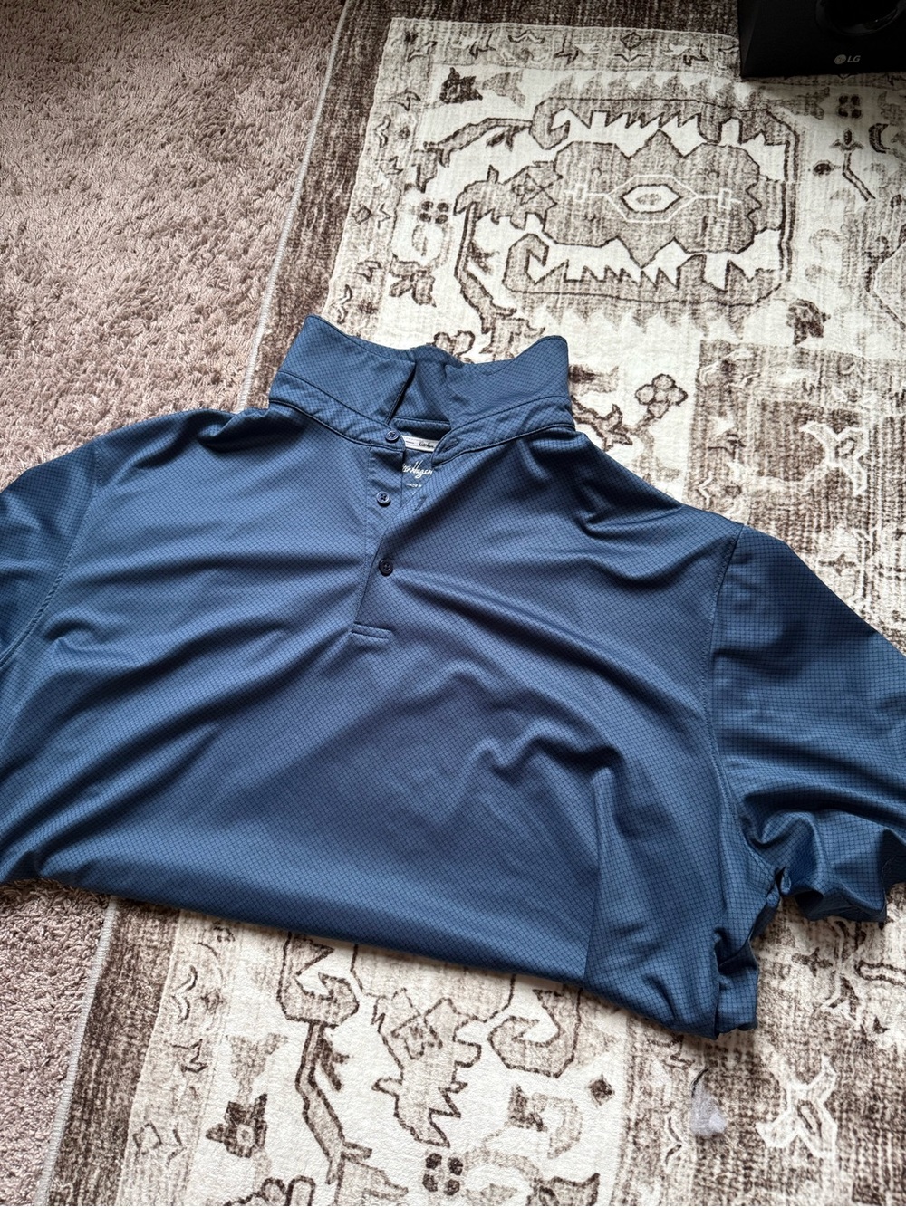 Men's Performance Polo in Deep Blue
